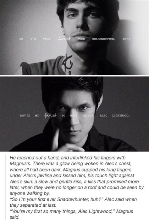 Magnus + Alec (malec quotes) .